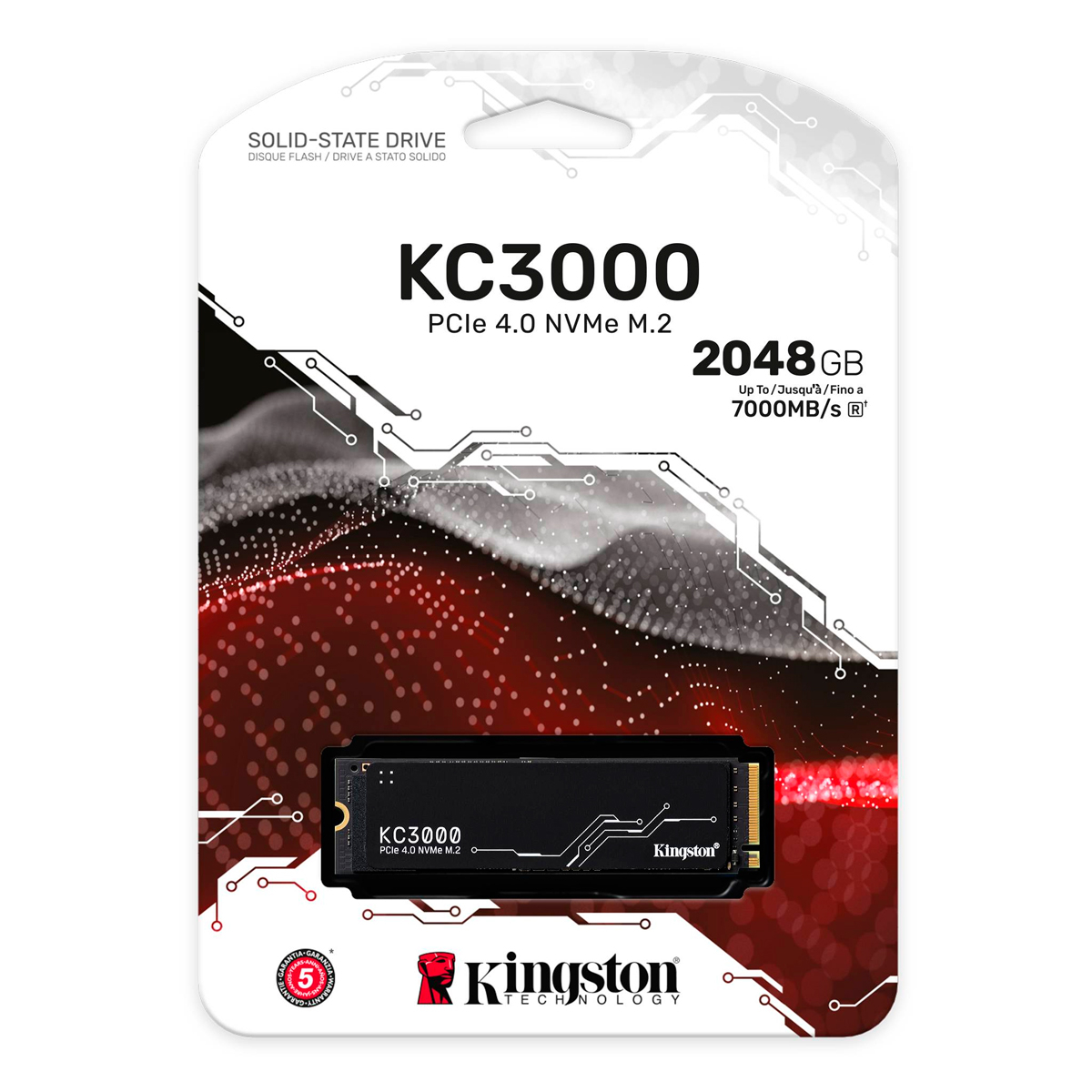 SSD M.2 2280 Kingston KC3000 2TB 3D TLC NVMe 4